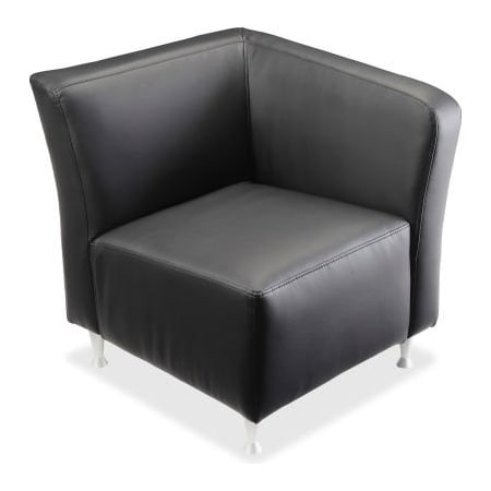 Lorell Lorell Left Corner Leather Guest Seating - Fuze Modular Series LLR86919